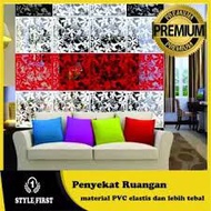 CONTENTS 4 Vintage PVC Room Dividers 3D Butterflies / Room Partition Hanging Curtains CONTENTS 4 pcs