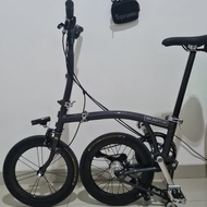 Brompton M6R Graphite metalic second like new full set