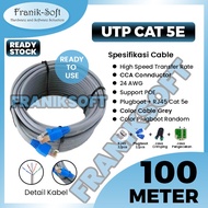 100 Meter UTP CAT5e LAN Cable - Rj45 - Ready-to-Use Plugboot