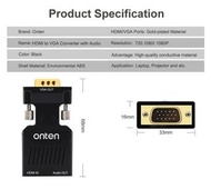 HDMI to VGA Adapter轉插 HDMI VGA Video Converter Adapter