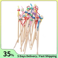 Bamboo Japanese Doll Ear Wax Pick Spoons Earwax Remover 20pcs