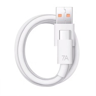 7A 66W ชนิด C สาย USB ซูเปอร์สายชาร์จแบบเร็วสำหรับ Huawei คู่40 30 Xiaomi Samsung ที่ชาร์จไฟรวดเร็ว USB สายข้อมูลสายชาร์จ