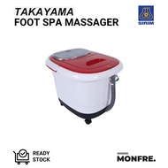 TAKAYAMA Foot Spa, Big Capacity, Water Heater, Feet Jacuzzi, Temperature Control, Timer, Foot Massager, 1 Year Warranty