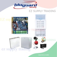 LIVE BLUGUARD V16 LED KEYPAD 16 ZONE , 8 ZONE WIRED ALARM SYSTEM PACKAGE