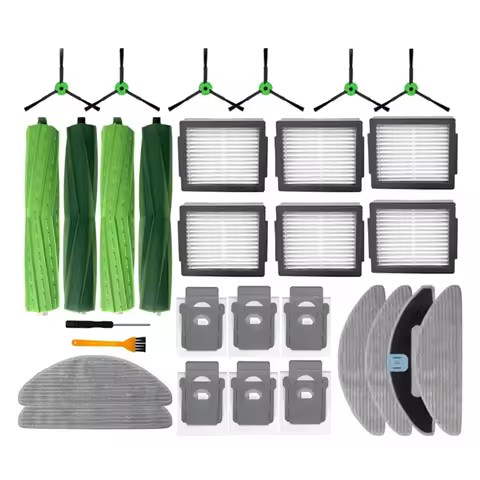 AEB1-30PCS For Irobot Roomba Combo J5, J5+ Plus, I5, I5+ Plus Replacement Parts Roller Side Brush He
