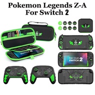 IINE Pokemon Legends: Z-A Series For Nintendo Switch 2 : Protective Case/ Thumb Grips/ Magnetic Game