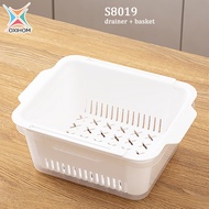 Oxihom Rak Piring Wastafel Rak Piring Plastik Tempat Piring Pengering Piring