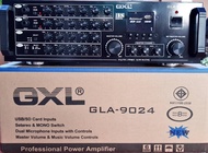 แอมป์ GXL รุ่น GLA - 9024 กำลังขับ 2×100 W (RMS) เสียบ USB , SD CARD และเชื่อมต่อ บลูทูธได้ มีสินค้าพร้อมส่ง