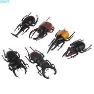 CRAFT Simulation Beetle Science Toy Animal Collection Insect Toy Beetle Figures Joke Toys Kids Beetl
