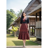 BORNEO DRESS CORAK BORNEO DRESS MIDI DRESS KAAMATAN DRESS PUA KUMBU