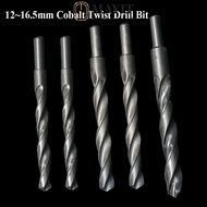 MAYIT Metal Drill Bit, HSS M35 Metal Twist Drill Bit, High Quality Stainless Steel 12~16.5mm Metal D