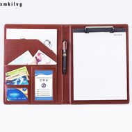 A4 Multifunctional Business Office Leather Folder Document Bag File Folder Organizer for Professiona