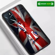 Glossy Case ENGLAND FLAG [D148] OPPO A16 A54 RENO6 RENO5 RENO5F A52020 A5S A12 A11K A7 A3S A1K F7 F7