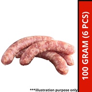 (Halal) Sausage ~ Sheep Casing Beef Sausage 10 × 100gm (1kg) - ASSB Grocery