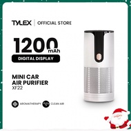 Tylex XF22 Portable Mini Car Air Purifier with Digital LED Display Effective Air HEPA Filter From Ba