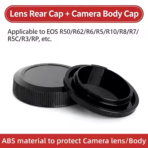 Camera Body Cover Lens Rear Cap Protect for Canon EOS R RP R3 R5 R5C R6 R6II R7 R8 R10 R50 R100 RF M