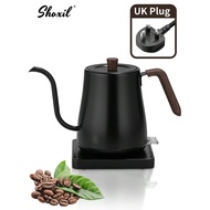 1pc Electric Gooseneck Coffee Kettle, Stainless Steel Pour Over Coffee Pot, Fast Boiling Hot Water P