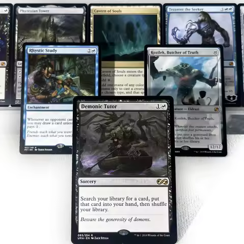 MM3 PCA PZ1 RIX SOI UMA SLD HOLO18-002 magical cards Cyclonic Rift Cavern of Souls Demonic Tutor hom