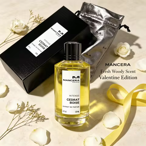 Mancera Intense Cedrat Boise Eau De Parfum, 120ml / 4 Fl oz – Citrus Woody Intense Fragrance (Lemon,