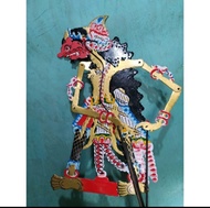 WAYANG kulit kertas mainan Patih Sabrangan tinggi-+60cm ukuran standar pentas pedalangan