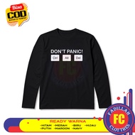 DONT PANIC CTRL ALT DEL Long Sleeve Distro T-Shirt