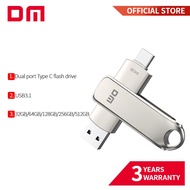 DM USB C Type C USB3.1 flash drive PD189 32GB 64G 128G 256G 512G for Huawei and Andriods SmartPhone Memory MINI Usb Stick