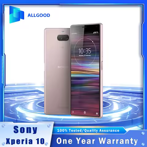 Sony Xperia 10 I3113 I4113 4G LTE 6.0 Inch 3GB 64GB 13MP Camera 4K Video NFC Octa-Core Hi-Res Audio 