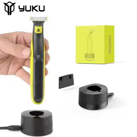 YUKU Charging Stand Base Compatible with Philips One Blade Shaver Wall Mounted Holder for Trimmer QP