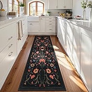 LIVEBOX Runner Rug for Hallways, 2.5x8 Kitchen Runner Rug, Non Slip Washable Runner Rug, Soft Low Pi