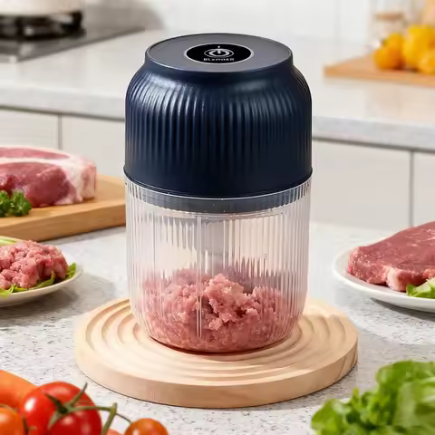Electric Garlic Chopper,Mini Portable Veggie Cutter,Upgrade Electric Mini Garlic Chopper Set,Vegetab