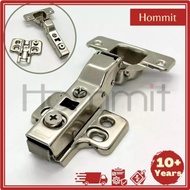 2/8” Heavy Duty Soft Close Adjustable Clip-On Kitchen Cabinet Door Concealed Hinge Engsel Lurus