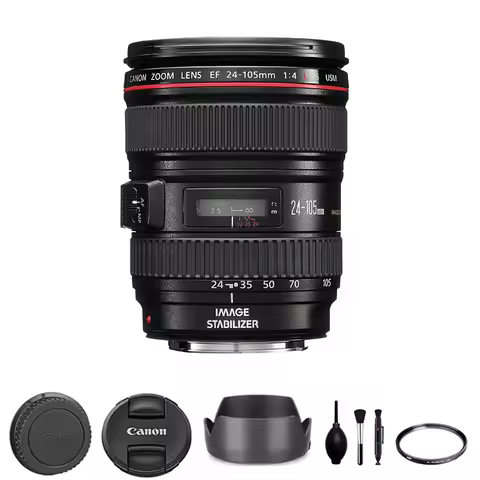 Canon EF 24-105mm f/4L IS USM Zoom Lens - White Box