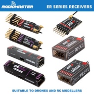 Radiomaster PWM Mini Receiver ER4 ER6 ER6G ER6GV ER8 ER8G ER8GV 4-8CH CRSF ExpressLRS 2.4GHz 100mw f