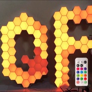 Touch RGB LED Quantum Lamp Hexagon Light DIY LED Wall Lamp Touch Sensor LED Night Light Colorful For