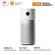 Xiaomi Mi Smart Air Purifier Elite Low Noise OLED Touch Display PM CADR 600m³/h True HEPA Filter 360° Circulation System App+AI Voice Smart Control 125㎡/h Effective Coverage UV LED + Plasma Tech Dual-effect Sensor | 99.99% Removal