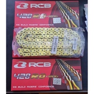 RCB CHAIN 428 RO-RING GOLD 428-124L ORING