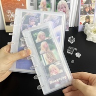 Pengikat Kad Foto Kpop 1/2 Grids Ins Buku Pengumpulan Kad Idol Album Foto Pemegang Kad Foto Lutsinar