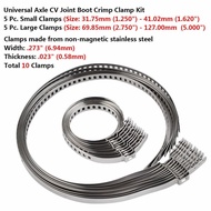 【MED】  stainless steel clamp clips  for srt for driveshaft  joints boot kit