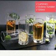 Glass OctimeLuminarc 320ml (set of 1pcs) Luminarc Octime Highball/ Soda Lemon Tea Juice Glass Cafe B