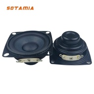 SOTAMIA 2Pcs 2 Inch Full Range Audio Speaker 52mm 4 Ohm 5W 16 Core Internal Magnetic Loudspeaker DIY