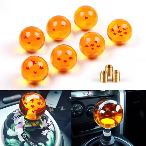 Anime Dragon Ball 1-7 STARS Shift Lever Head 1pcs Lever Change Knob Auto Shift Knob RARE Star Ball Z