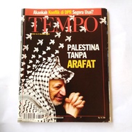 Majalah TEMPO No.38 Nov 2004 Cover PALESTINA TANPA ARAFAT