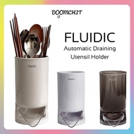 FLUIDIC Utensil Drainer Cutlery Drainer Cutlery container spoon container ㅣ Kitchen Utensil Holder C