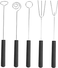 ABOOFAN 5pcs Candy Dipping Tools Fondue Pot Forks Kabob Fork Dessert Fondue Forks Chocolate Fork Chocolate Dipping Tools Dipping Forks Fondue Cheese Barbecue Skewer Hot Pot Barbecue Stick