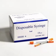 Foreign Trade Insulin Syringe Disposable Syringe Small Size 1ml0.5ml with Needle Syringe Needle Tube