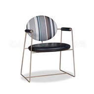 Designer Hotel Leisure Chair Restaurant Metal Postmodern Italian Leisure Chair Nordic Chair|Light Lu