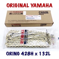 YAMAHA THAILAND RANTAI CHAIN 428H O-RING ORING GOLD RANTAI EMAS 428 132L RK SSS Aji RACING DID