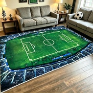 Soccer Rug for Bedroom, 5'x7' Premium Ultra-Soft Soccer Field Rugs, Sports Rug for Boys Room Decor, 