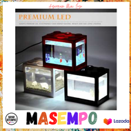[BISA COD] Aquarium Lego / aquarium lego cupang / aquarium lego led / aquarium mini lego / aquarium mini lego block with colorful led / lampu led aquarium lego / aquarium lego mini / lampu aquarium lego / aquarium mini lego led