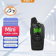 KSUN V6 Mini Walkie Talkie Wireless Device Communication Radio Dua Way